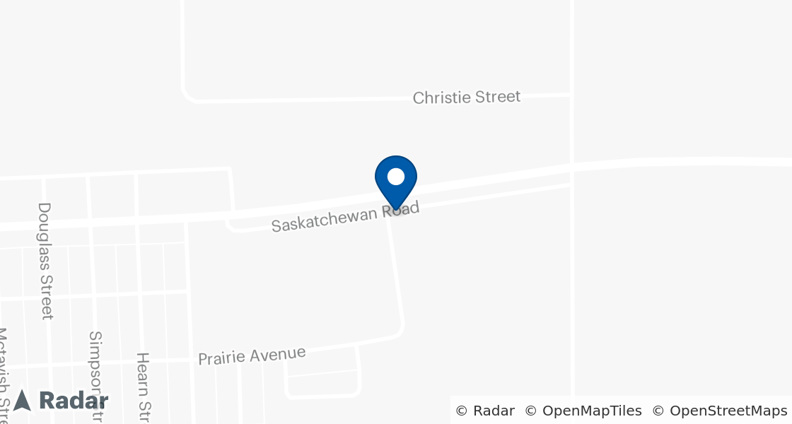 Carte de l'emplacement de Dairy Queen:: 150 Saskatchewan Rd, Outlook, SK, S0L 2N0